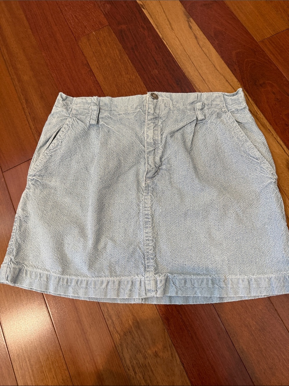 Calvin Klein Micro Mini Distressed 80s Mini Skirt with Front Zip